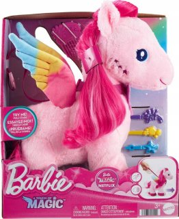 Barbie Mattel Magic Pony Dotyk mágie Netflix Interaktívny Pegasus 28